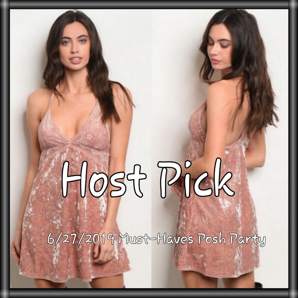 Soft, Sexy Pink Mini-Dress